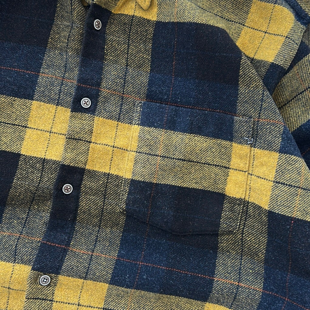 Vintage Black & Yellow Fabio Cassani Flannel OverShirt