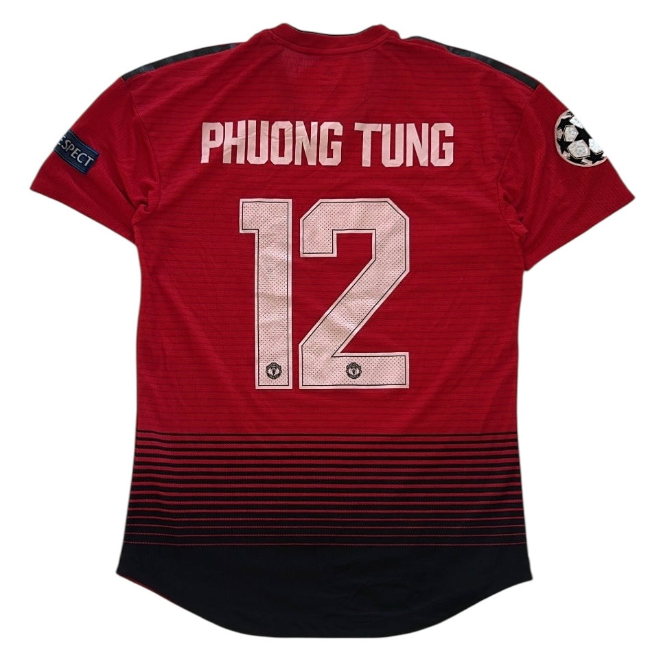 Manchester United Phuong Tung Jersey Champions League Football Shirt