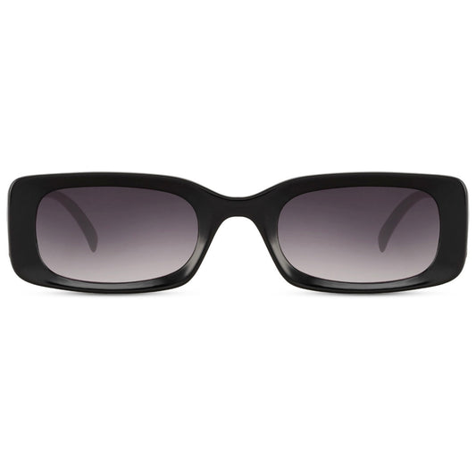 The Berlin – Bold Black Rectangle Shades