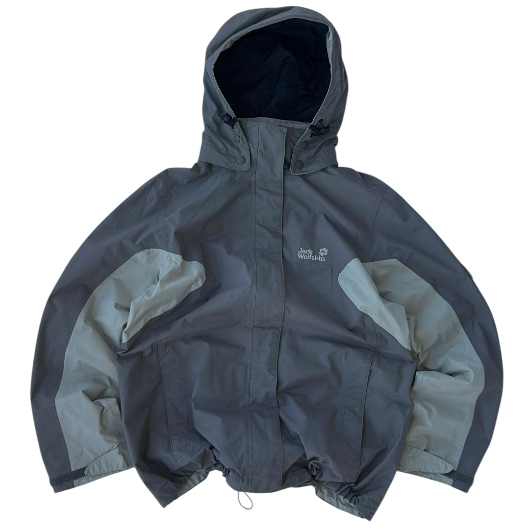 Jack Wolfskin Grey Outdoor Hooded Jacket