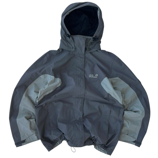 Jack Wolfskin Grey Outdoor Hooded Jacket