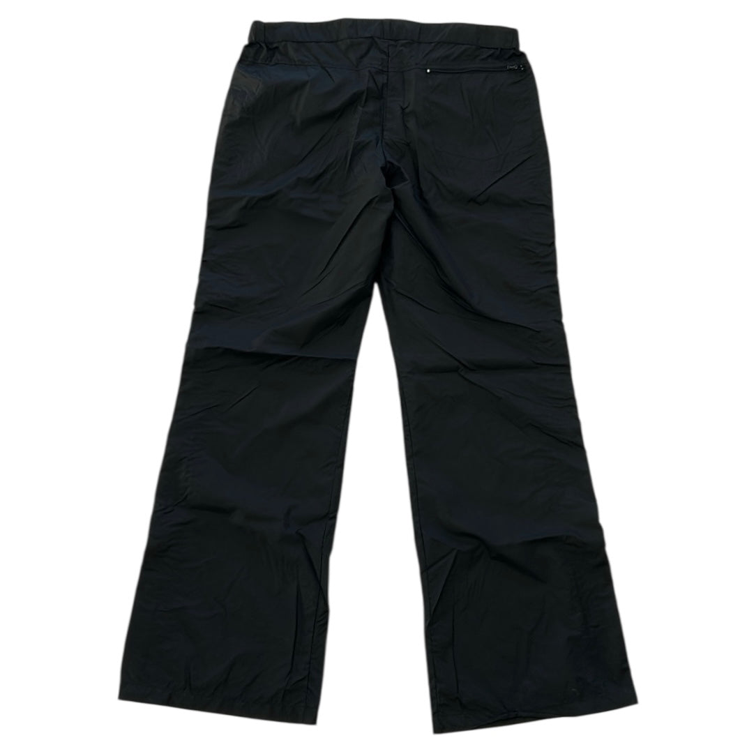 ADIDAS Nylon Wide-Leg Pants (Zip + Button)