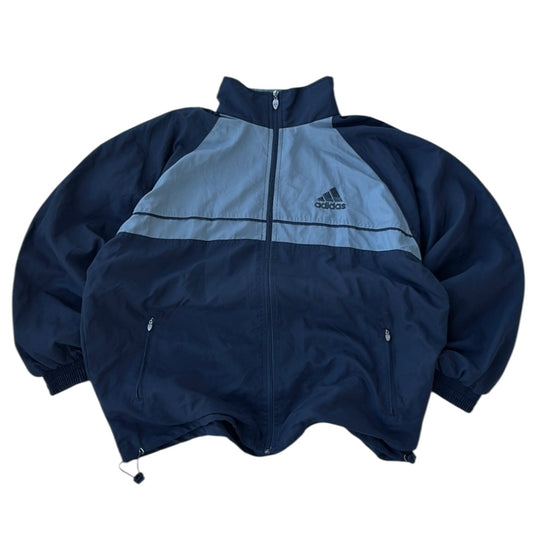 Vintage Adidas Track Jacket Gray – 90s Windbreaker