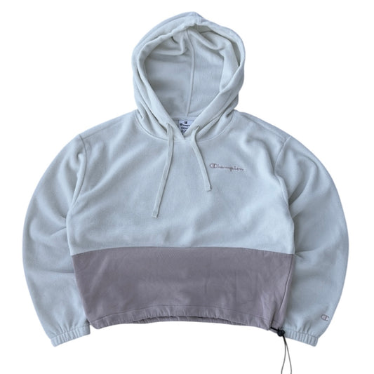 Champion Pink & White Adjustable Fleece Hoodie