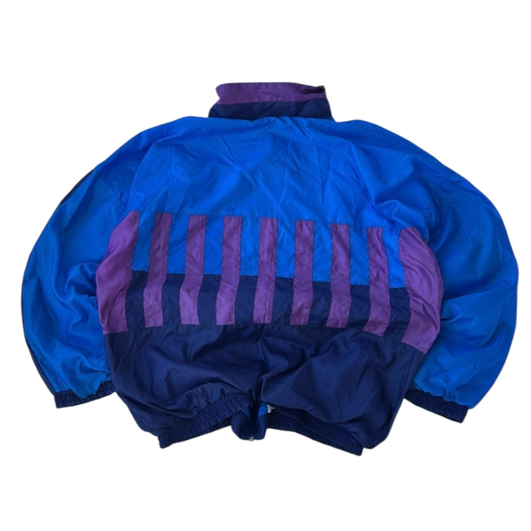 90s Retro Colorblock Shell Vintage Jacket