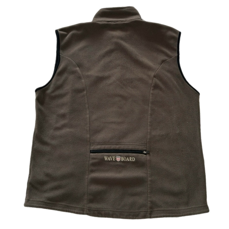 Graphic Fleece Vest Jacket