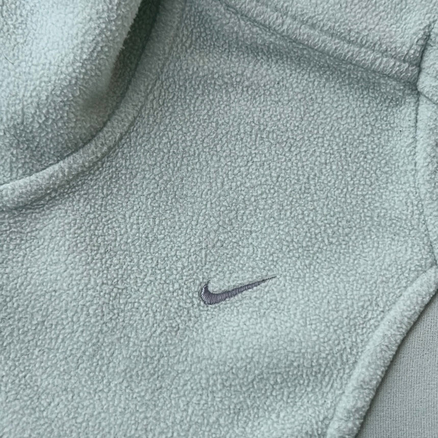 Nike Baby Blue Embroidery Logo Fleece Full Zip Jacket