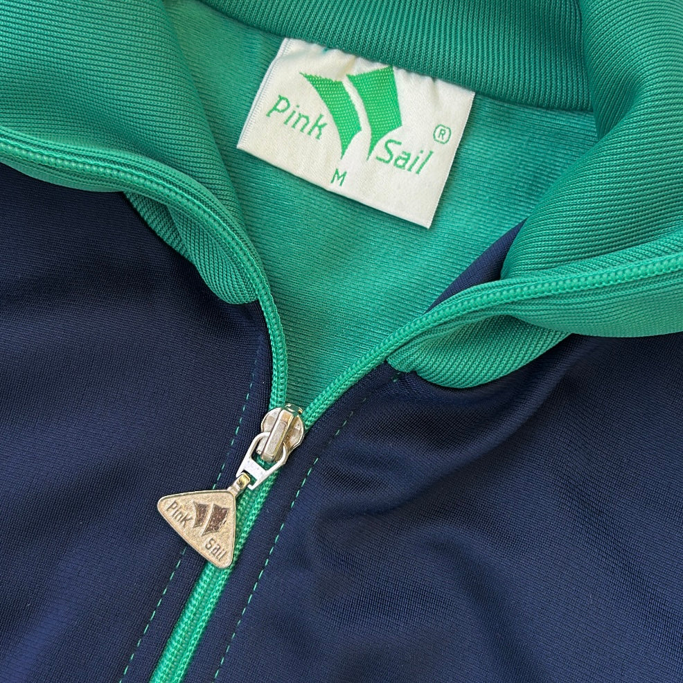 90s Retro Colorblock Track Top