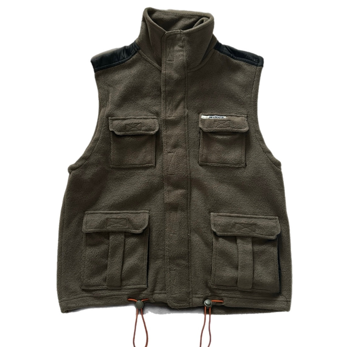 Vintage Khaki Fleece Vest