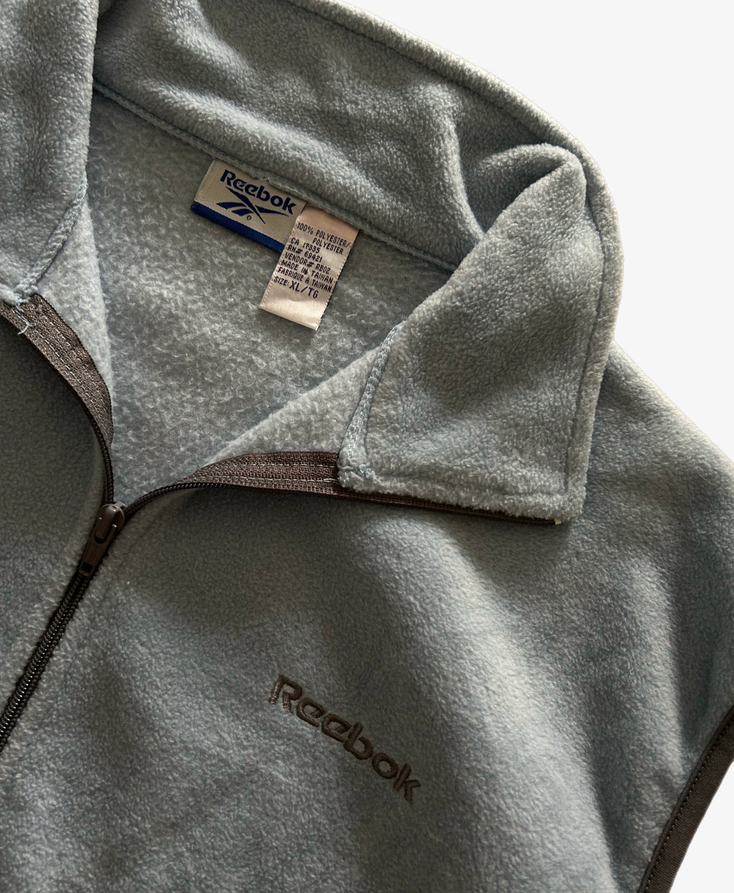 Vintage REEBOK Fleece Vest Jacket.