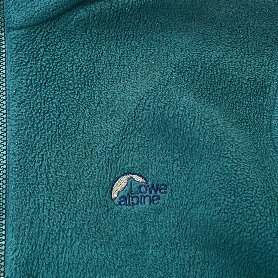 Vintage Embroidery Logo Lowe Alpine 1/4 Zip Fleece