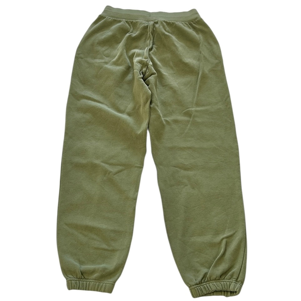 Nike mini swoosh oversized high rise joggers in alligator green
