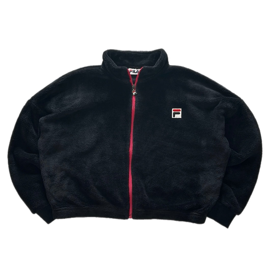 Fila Fuzzy Cropped Fleece Jacket