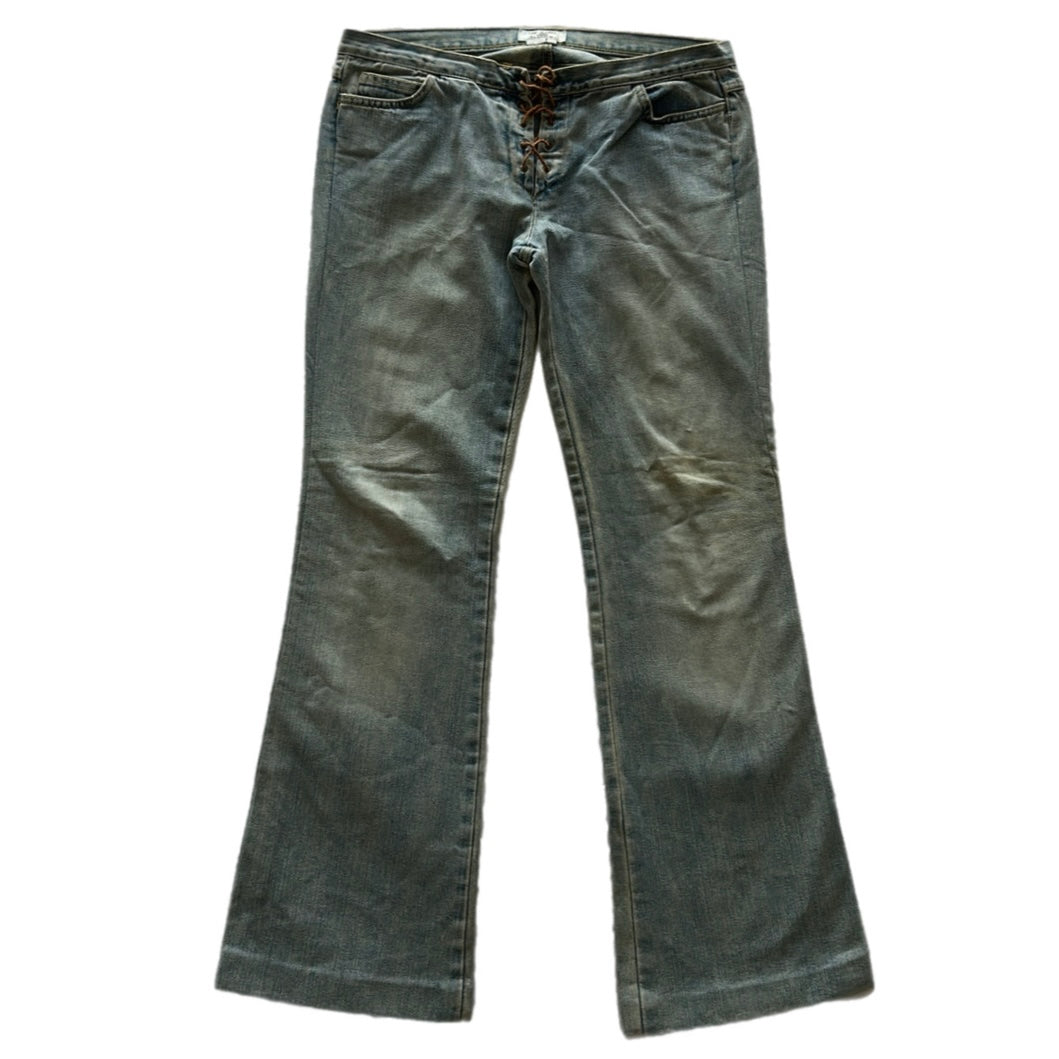 2000s Front-Tie Cabana Jeans