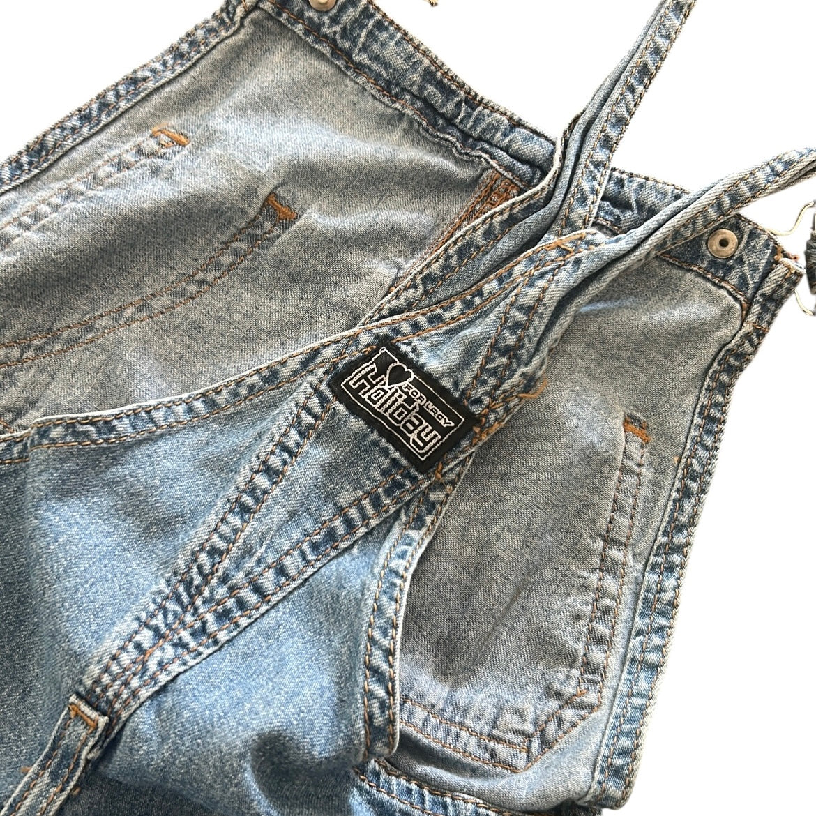 HOLIDAY Vintage Denim Shorts Dungarees