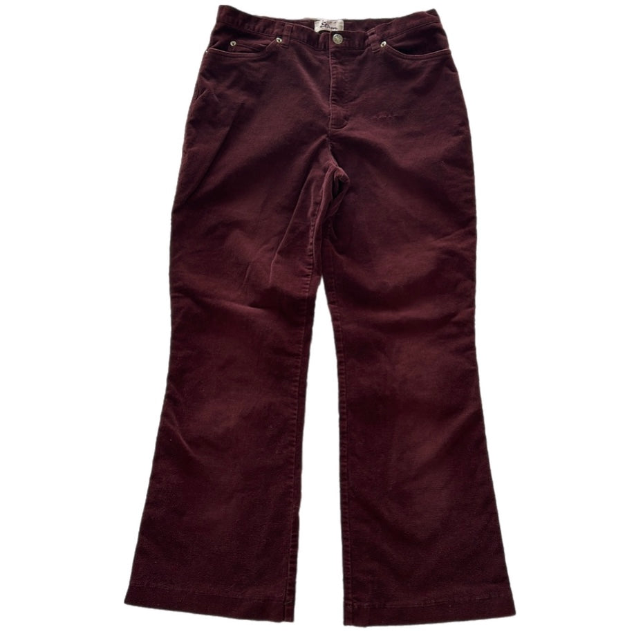 Purple/Burgundy Corduroy Pants