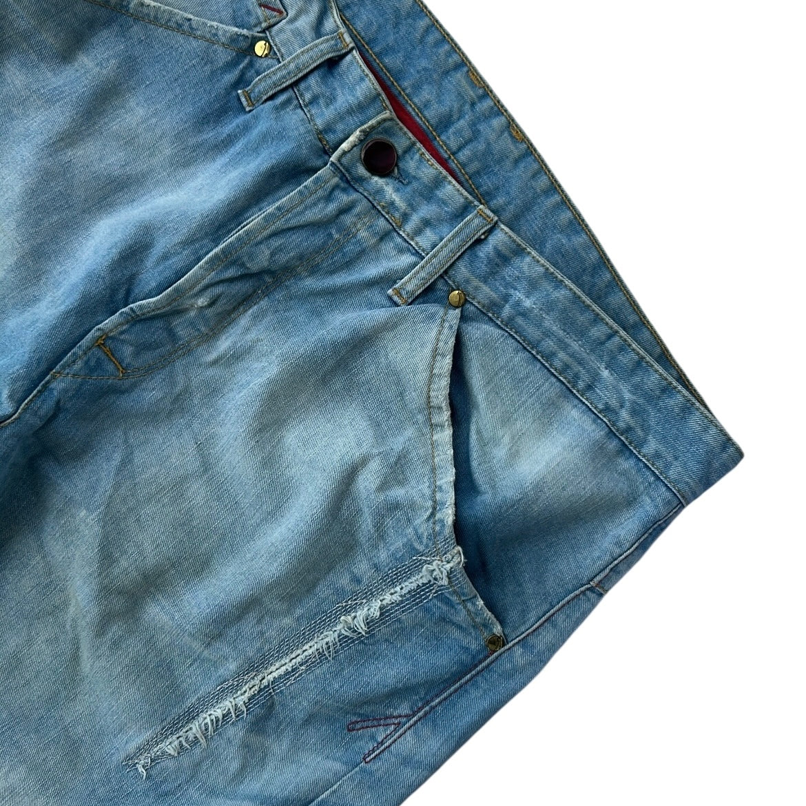 Levis Reworked 00s Skater Baggy Light-Wash Jeans