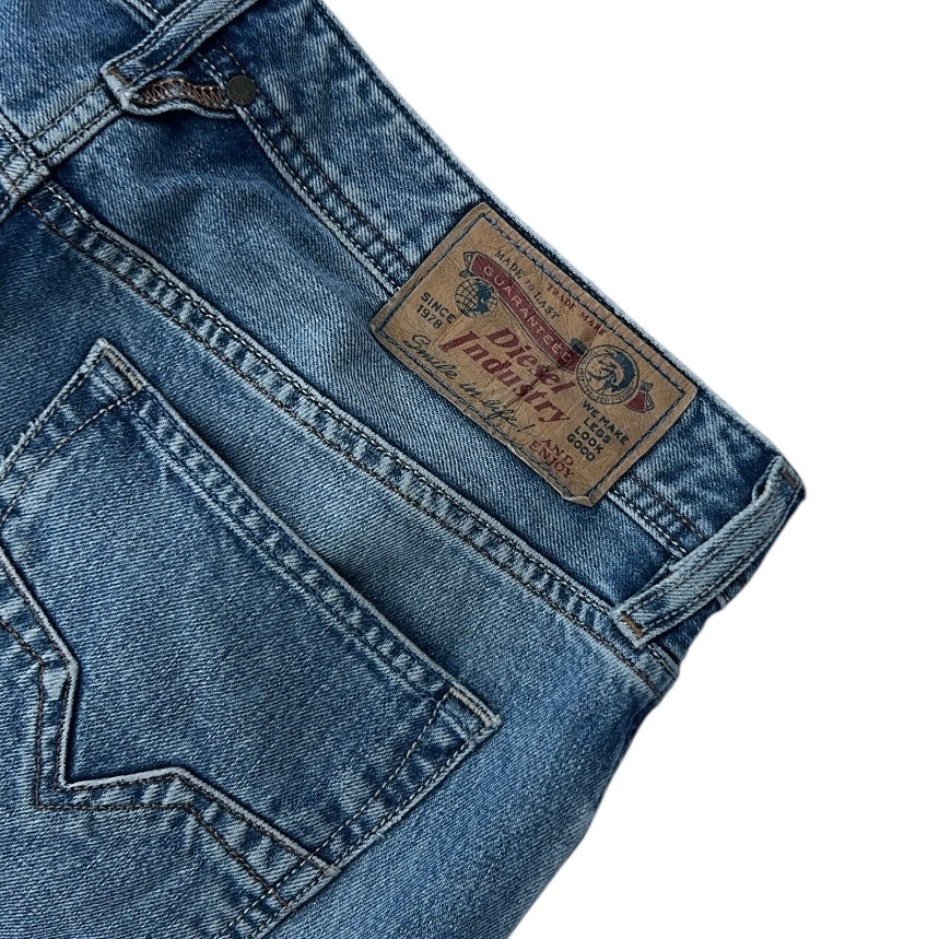 Diesel Industry Denim Division Mid-Wash Jeans