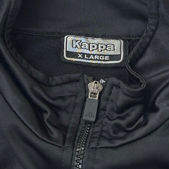 Kappa Original Logo Full Zip Black Track Jacket