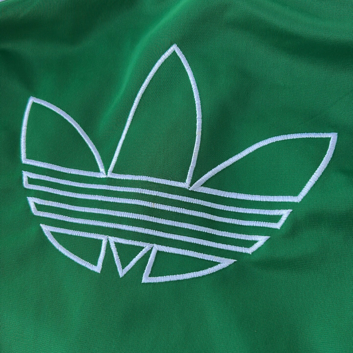 Vintage Adidas Originals Track Jacket – Green (Waist length)