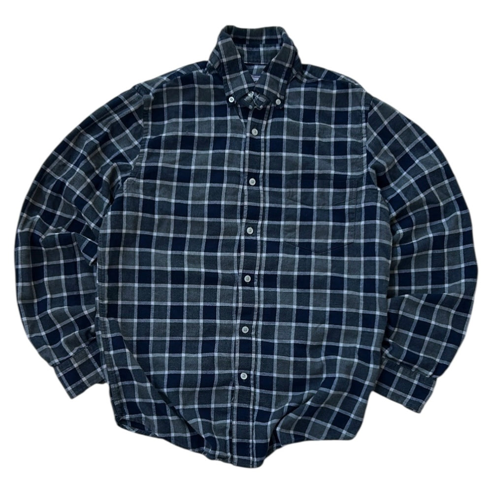 Vintage Charles Wilson Blue & Grey Flannel OverShirt