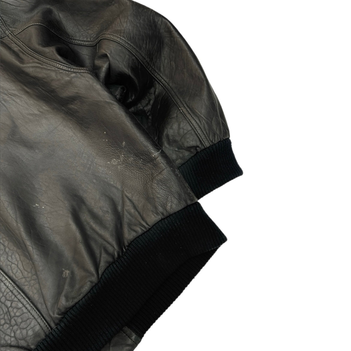Faw Leather Bomber Jacket