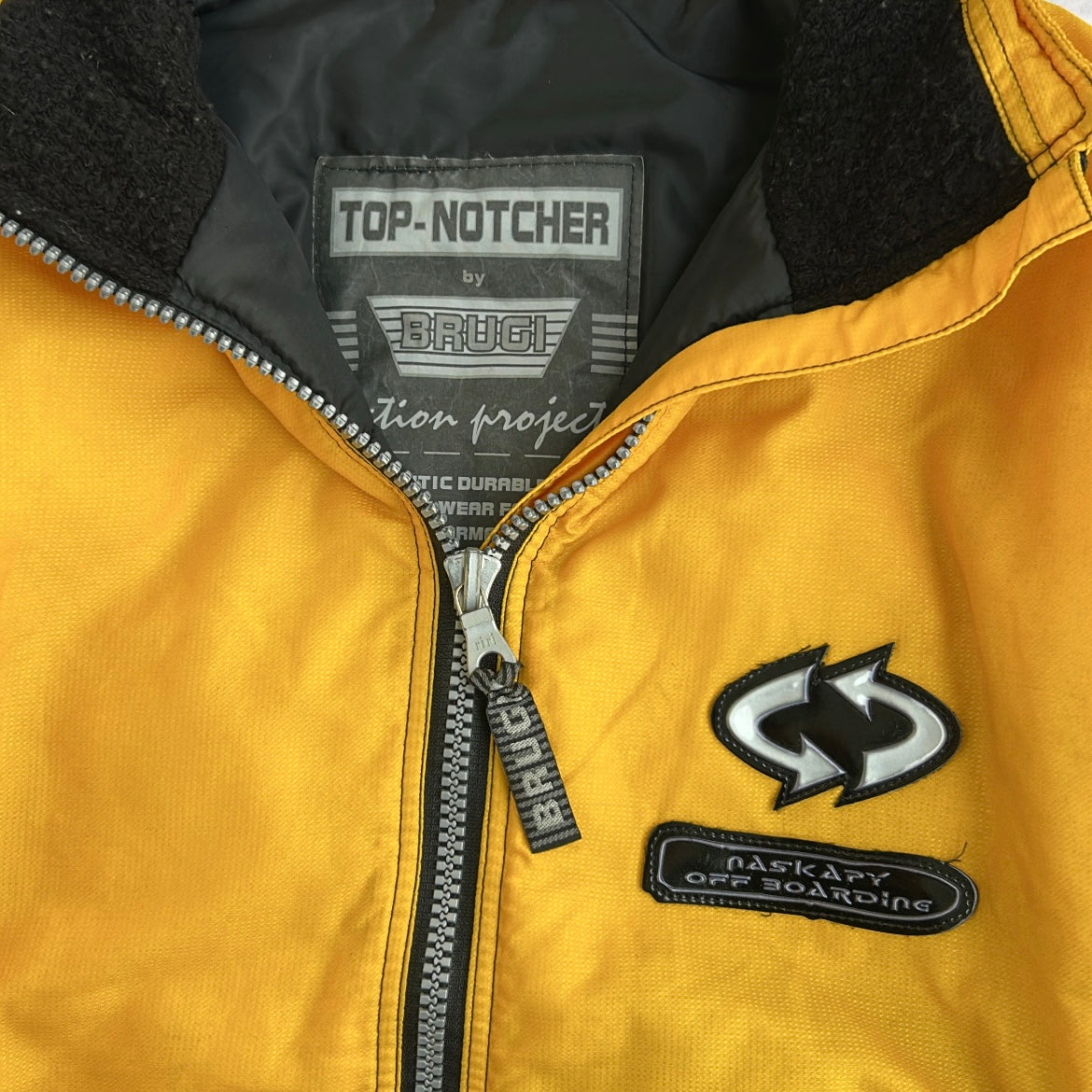 Vintage Yellow Brugi Ski Adjustable Jacket