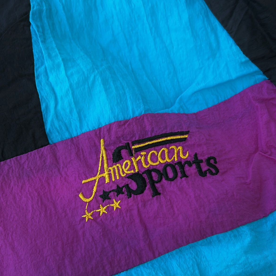 American Sports 90s 1/4 Zip Boxy Fit Shell Jacket