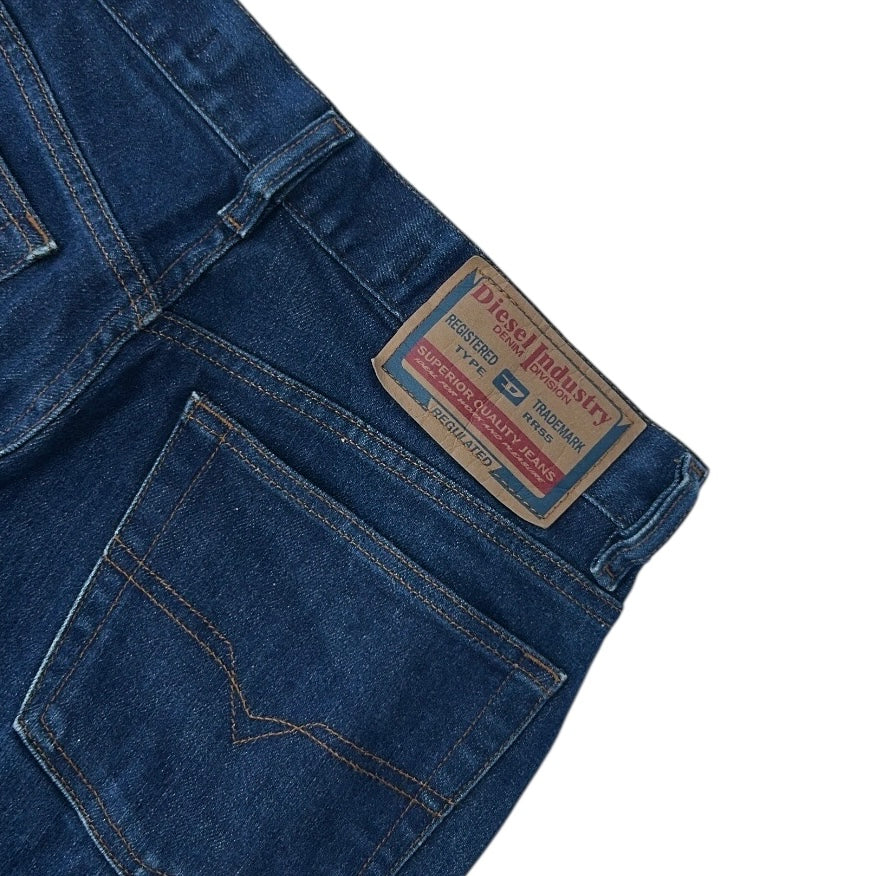 Diesel Industry Denim Division High Waisted Dark-Wash Jeans