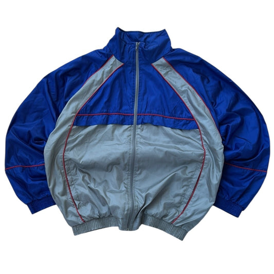 90s Shell Blue x Grey Zip-Up Jacket