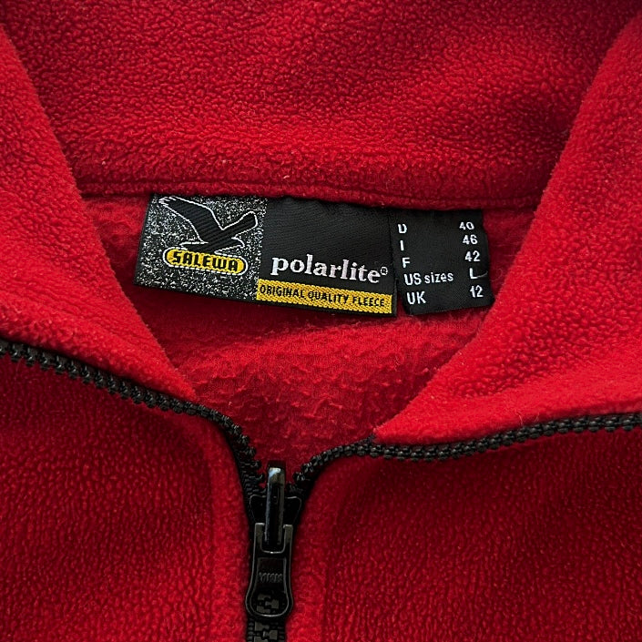 Salewa Red Vintage adjustable Fleece Jacket