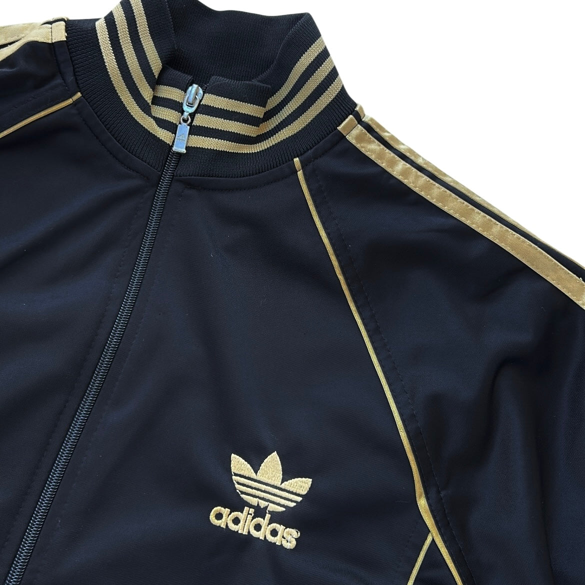Adidas Black & Gold 90s Track Jacket