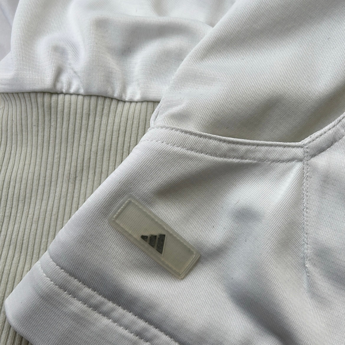 Adidas Clima365 Toght Fit Full Zip White Jacket