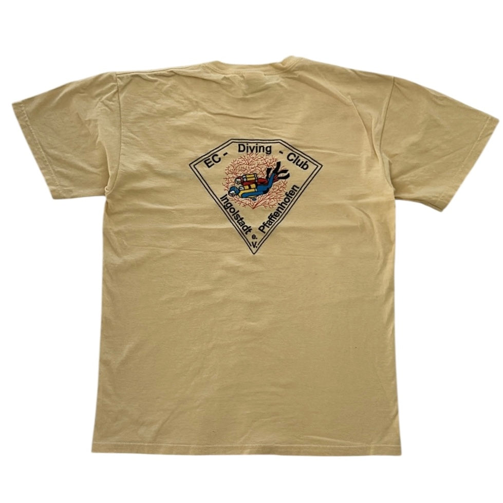 Back Embroidery Stamp Graphic Tshirt (100% Cotton)