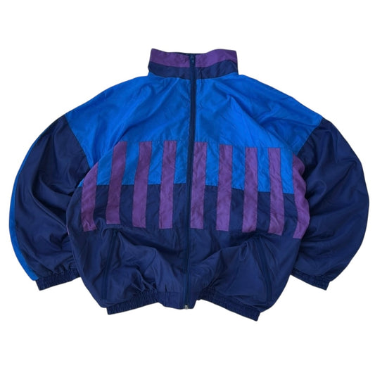 90s Retro Colorblock Shell Vintage Jacket