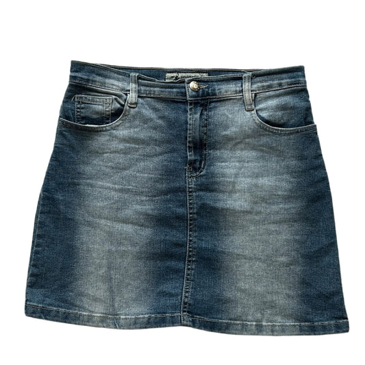 2000s elastic Denim mini skirt