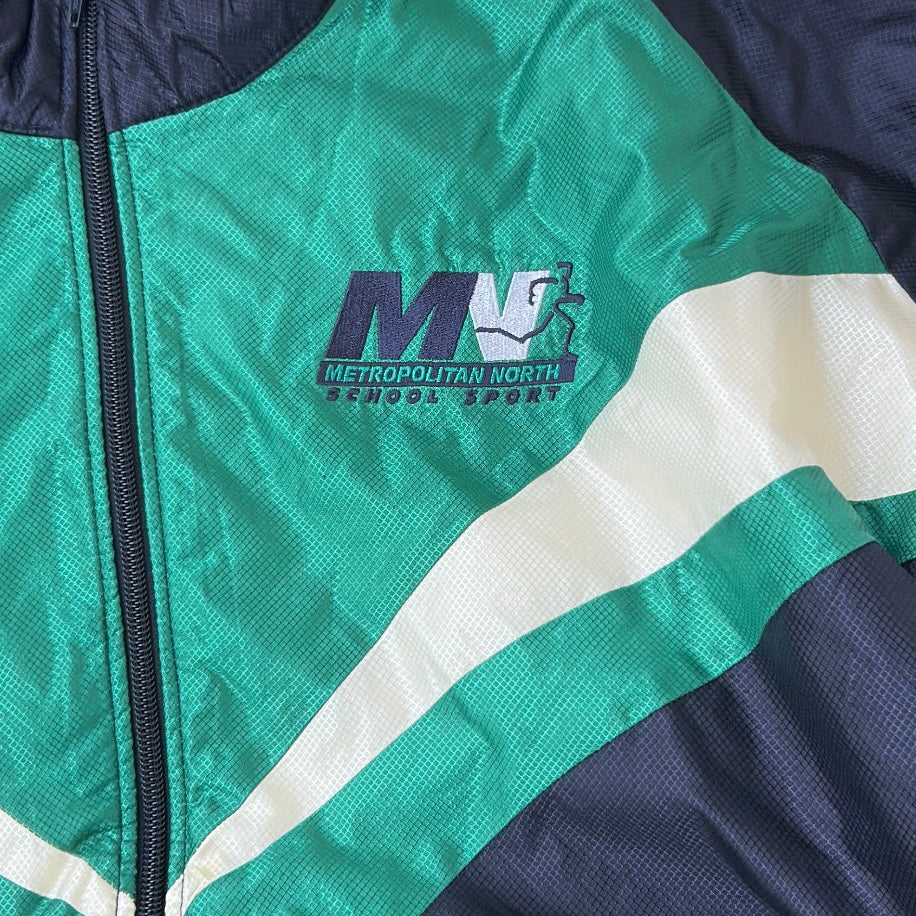 Metropolitan North Multicoloured Track Jacket With Hidden Hoodie