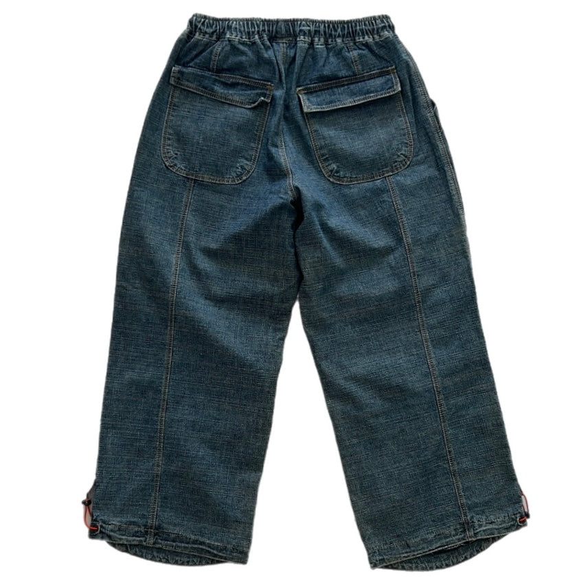Denim Baggy Pants (Adjustable)