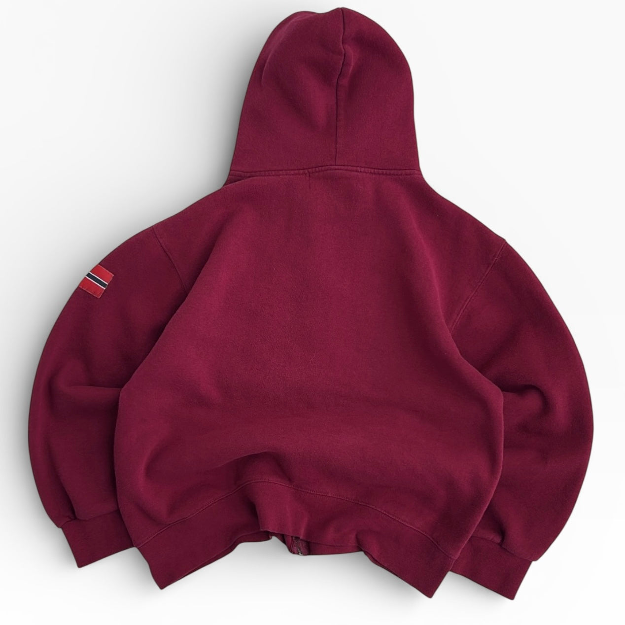 Napapijri Magenta Full Zip Hooded Jacket