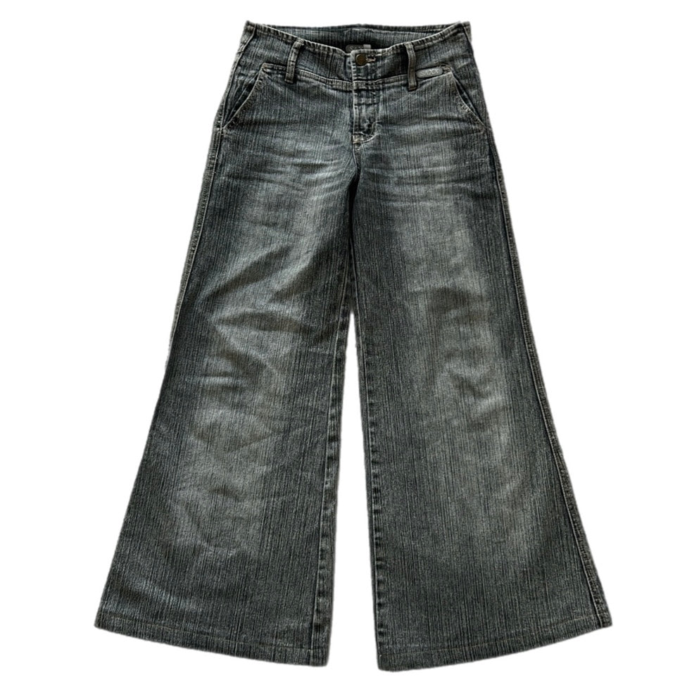 2000s SAXX Wide Leg Elastic Jeans