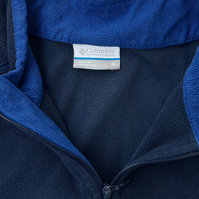 Columbia 1/4 Zip Navy x Blue Fleece