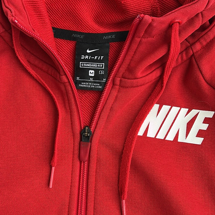 NIKE red x burgundy full zip Dri-Fit Jacket