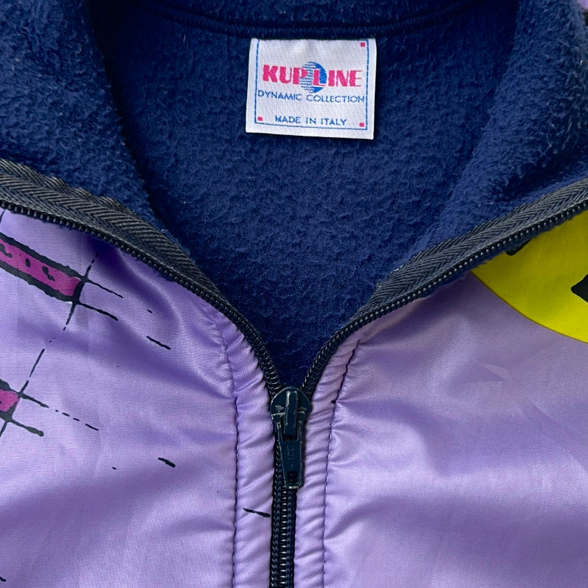 90s Kup Line Shell Fleece Graphic Jacket