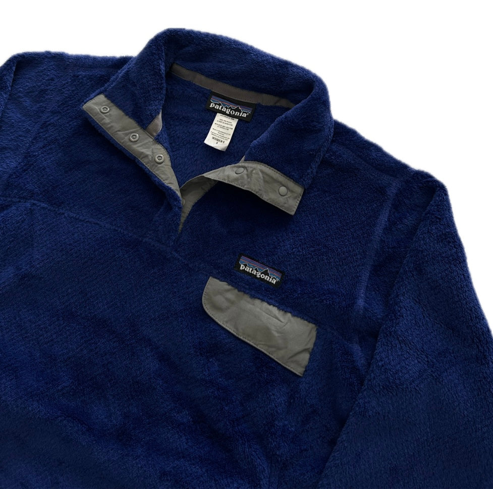 Vintage Fuzzy PATAGONIA Button-Up Fleece