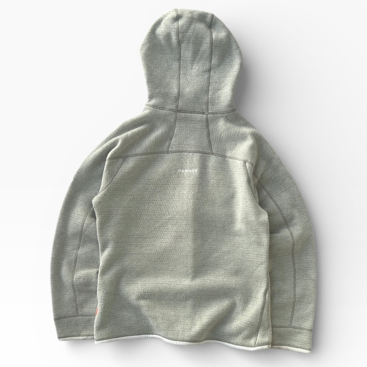 Mammut Light Grey Hooded Full Zip Hooded Jacket