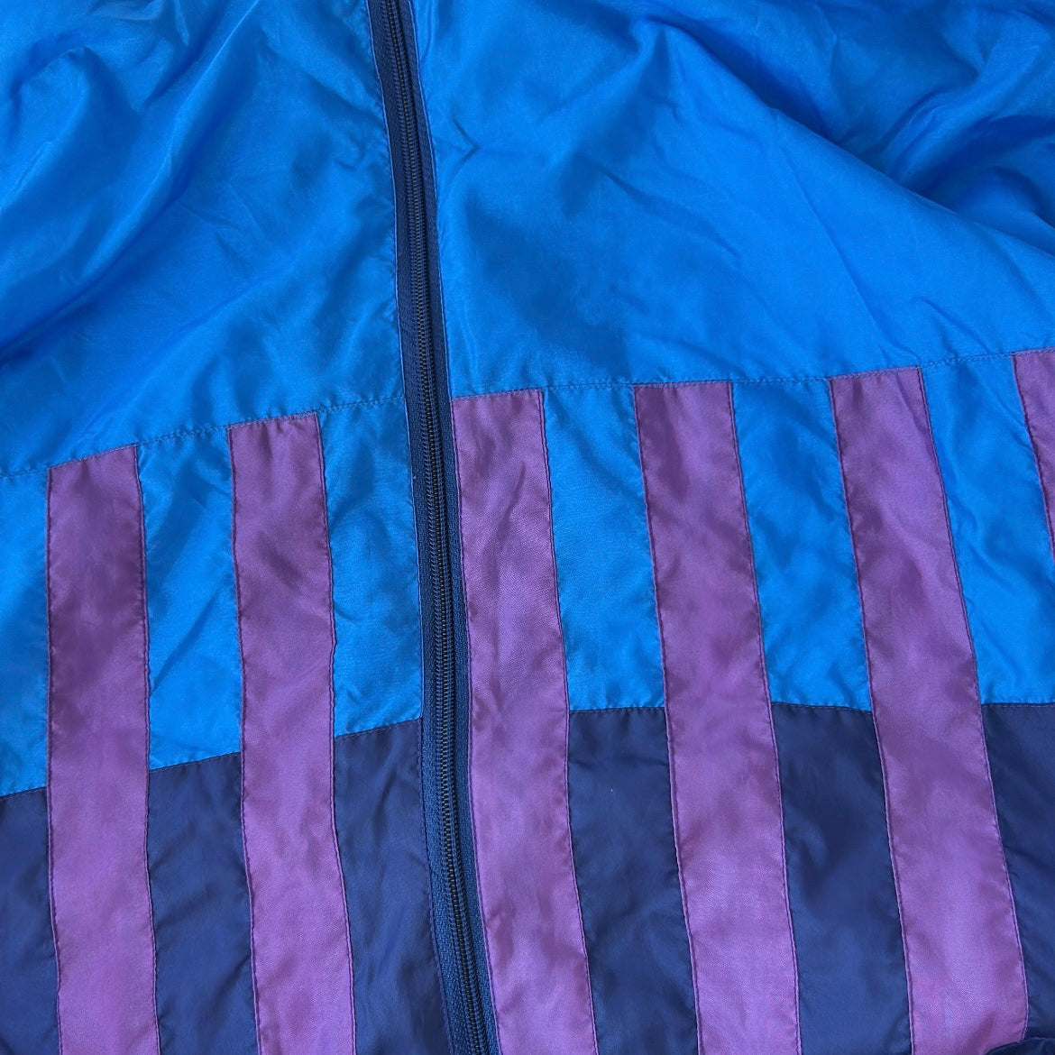 90s Retro Colorblock Shell Vintage Jacket