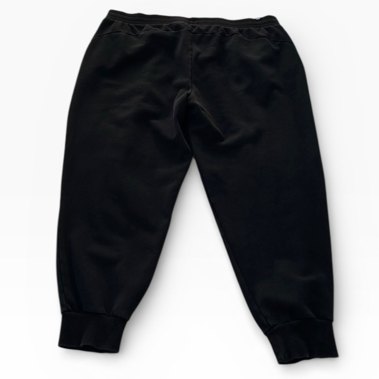 Puma black adjustable joggers