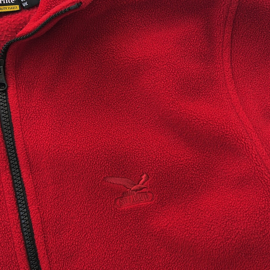 Salewa Red Vintage adjustable Fleece Jacket