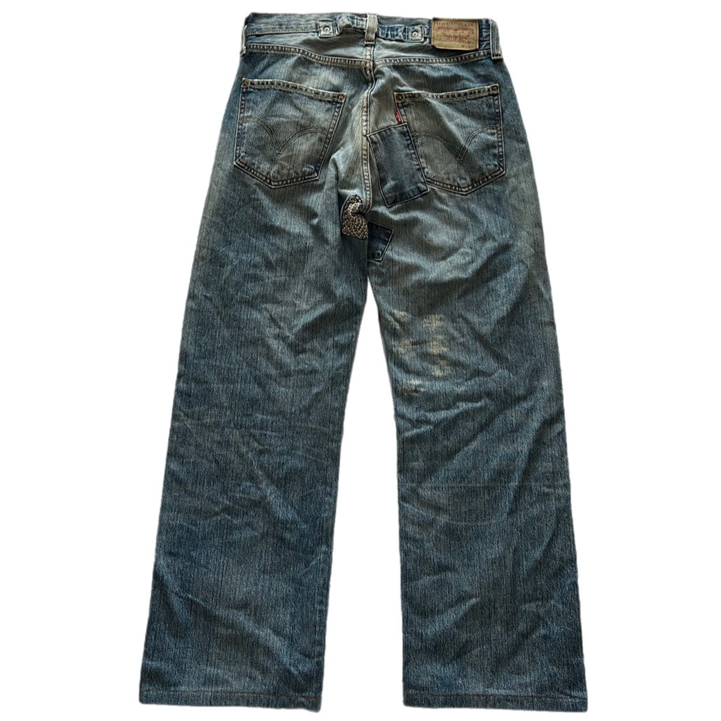 Reworked Levis Jeans