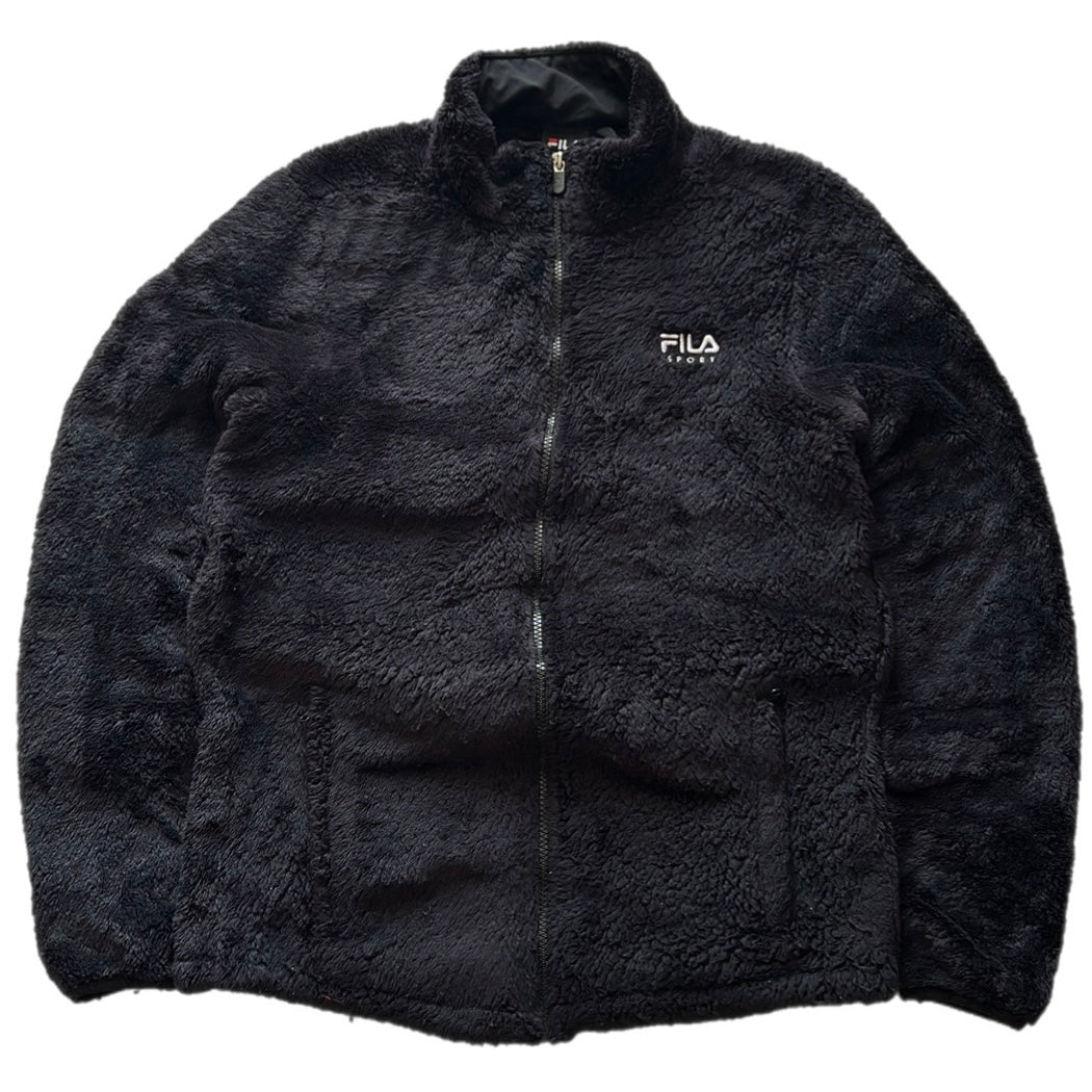 Fuzzy Fila Fleece Jacket